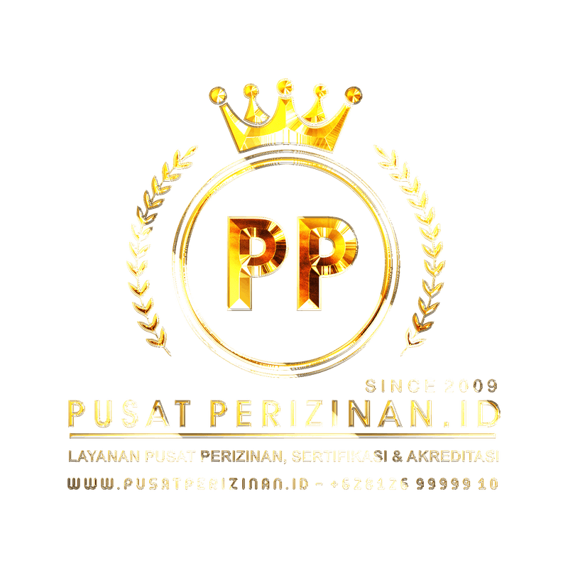 Segel emas Pusat Perizinan ID — mitra eksekusi sertifikasi dan akreditasi